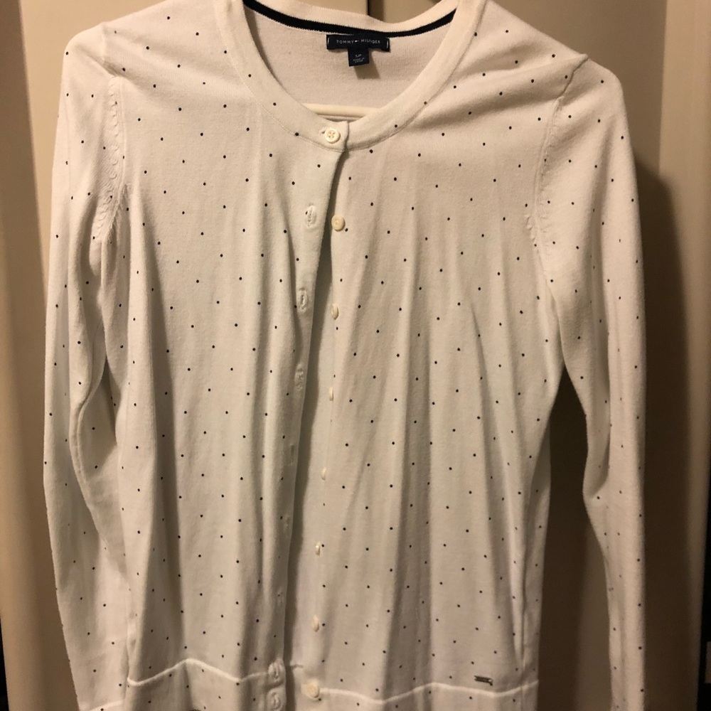 Tommy Hilfiger white cardigan